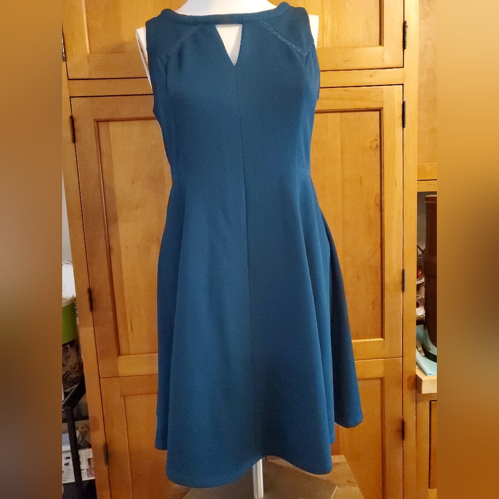 Torrid womens teal textured dress size 14